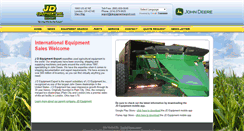 Desktop Screenshot of jdequipmentexport.com